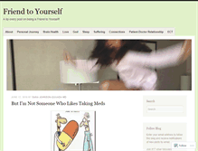 Tablet Screenshot of friendtoyourself.com